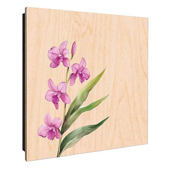 Banjado Schlüsselkasten Holz 30x30cm Schwarz Scharnier Rechts 50 Haken Desi günstig online kaufen