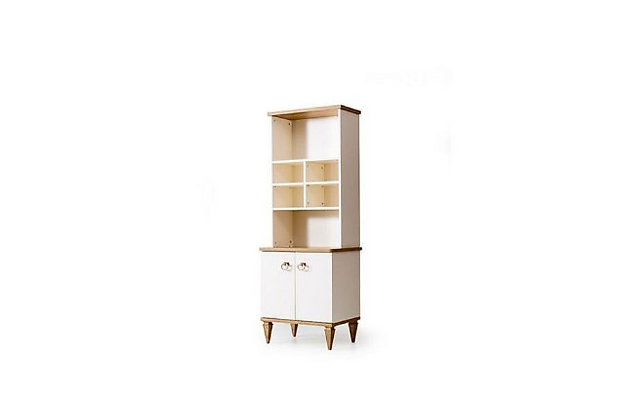 JVmoebel Bücherregal Exklusiver Weißer Holzschrank Designer Bücherregal Büc günstig online kaufen