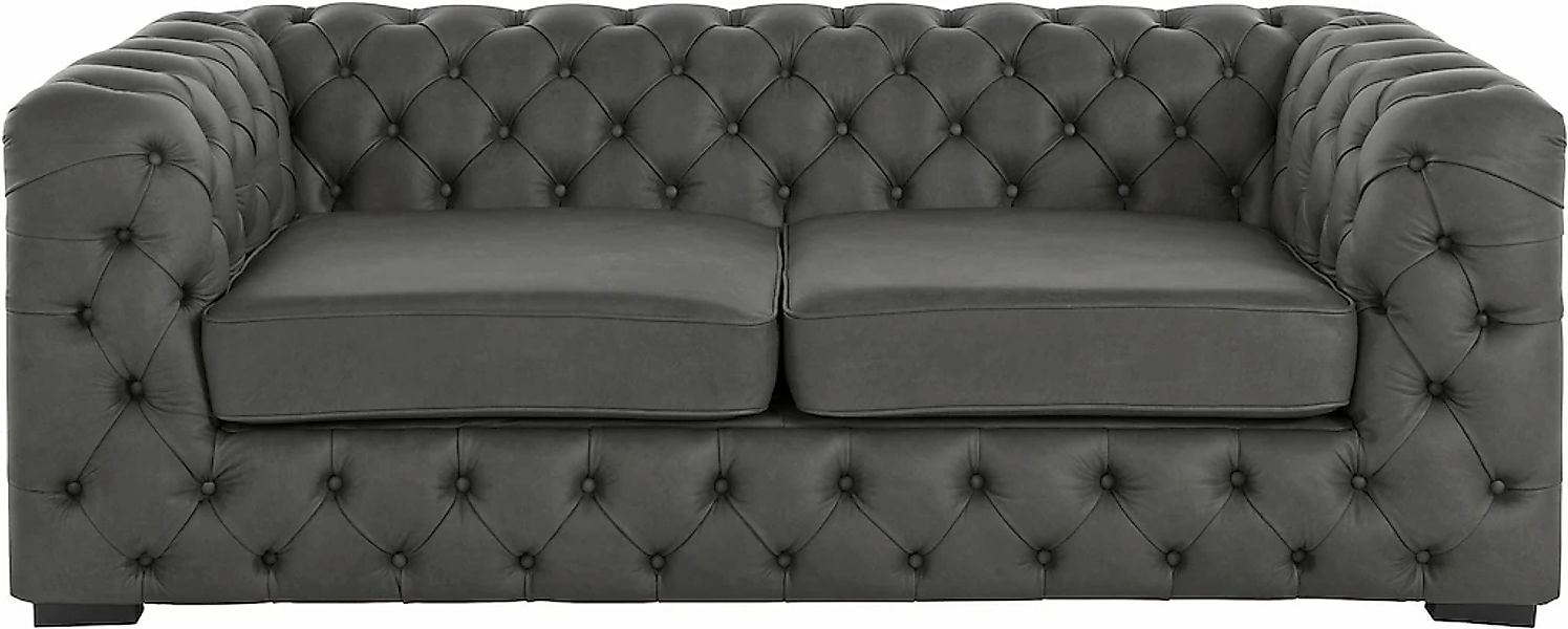 Home affaire Chesterfield-Sofa "Kalina", mit klassischer Chesterfield-Knopf günstig online kaufen