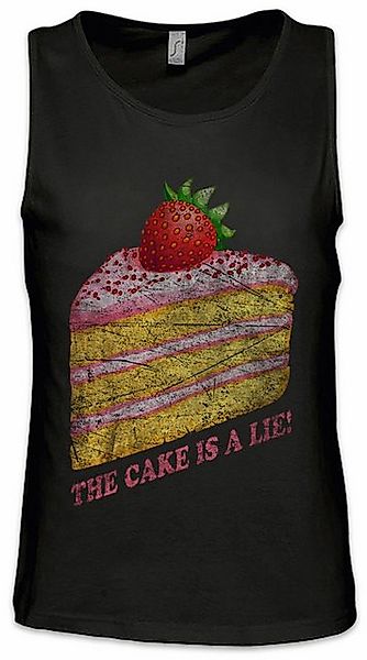 Urban Backwoods Tanktop The Cake Is A Lie Ärmelloses T-Shirt Game Gamer Sho günstig online kaufen
