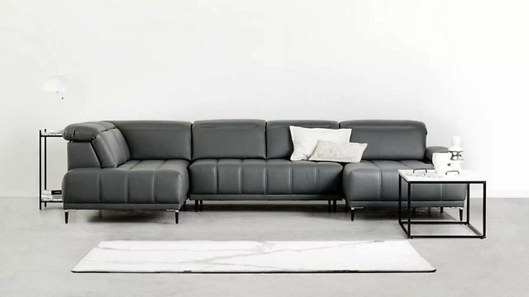 JVmoebel Ecksofa Polster Sofa Bettfunktion Design Modern Ecksofa U-Form Sof günstig online kaufen