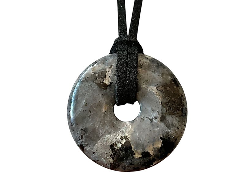 Steinfixx® Lange Kette echter Edelsteindonut 30 günstig online kaufen