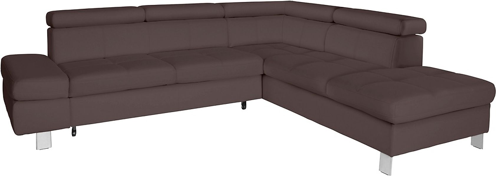 exxpo - sofa fashion Ecksofa »Fiji, L-Form«, mit Kopf- bzw. Rückenverstellu günstig online kaufen