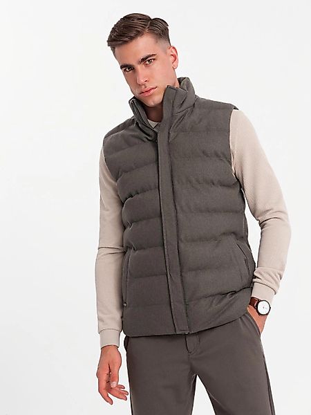 OMBRE Steppweste Gesteppte ärmellose Herrenjacke aus günstig online kaufen