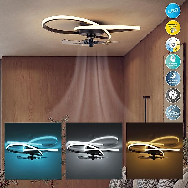 Places of Style LED Deckenleuchte Leccio günstig online kaufen