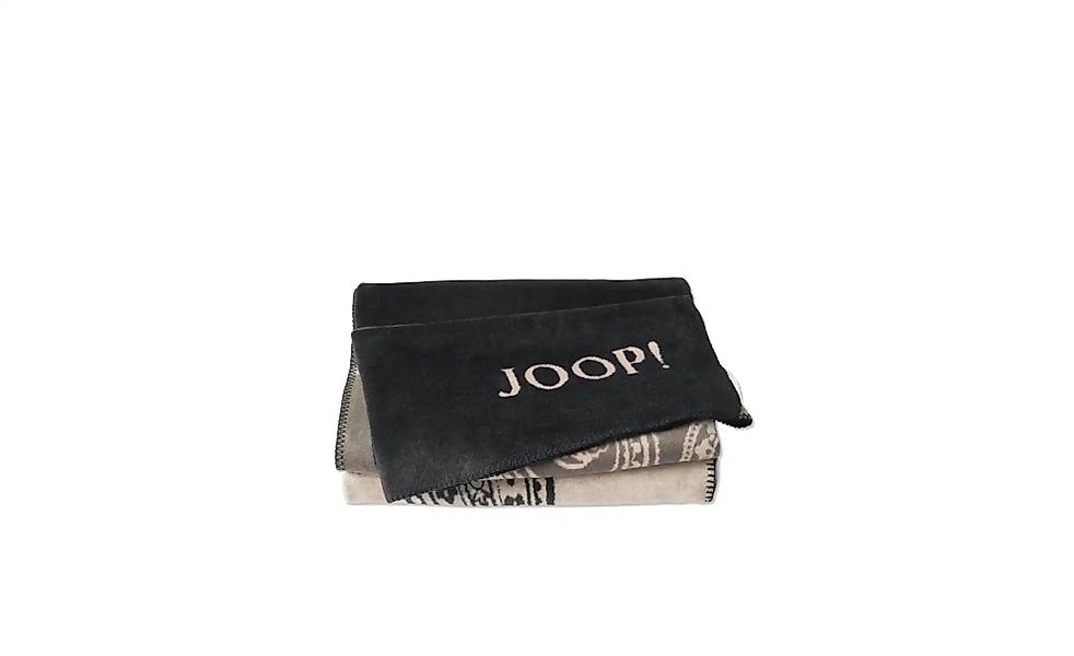 JOOP! Wohndecke   ¦ schwarz ¦ 100% Baumwolle ¦ Maße (cm): B: 150 H: 1 Dekok günstig online kaufen