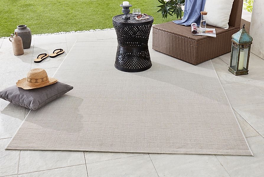 HANSE Home Teppich »Match«, rechteckig, 8 mm Höhe, In-& Outdoor, Kurzflor, günstig online kaufen