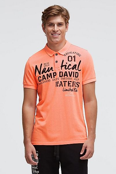 CAMP DAVID Poloshirt mit Baumwolle günstig online kaufen