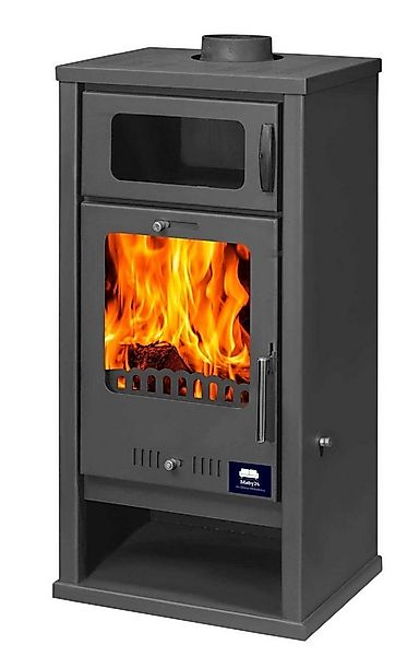 moeby24 Kaminofen Kamin Ofen Kaminofen Anthrazit Rauchrohr 7,8KW Troy BimSc günstig online kaufen