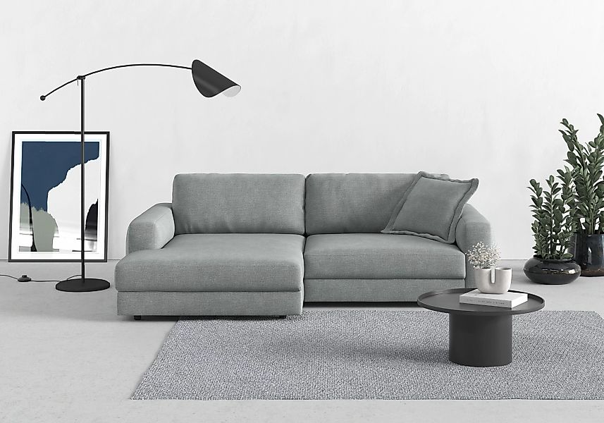 TRENDMANUFAKTUR Ecksofa "Bourbon", (2 St.), mit extra hohem Sitzkomfort, au günstig online kaufen