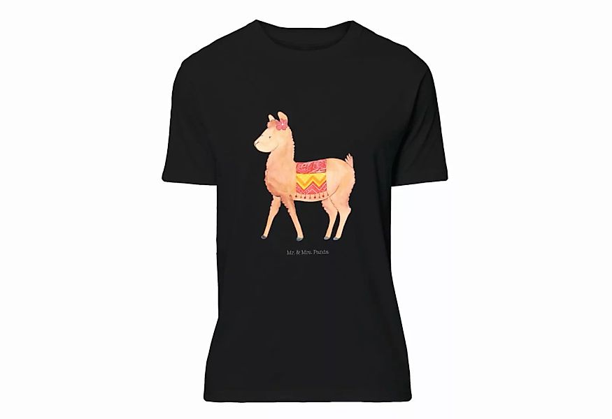 Mr. & Mrs. Panda T-Shirt Alpaka stolz - Schwarz - Geschenk, Nachthemd, T-Sh günstig online kaufen