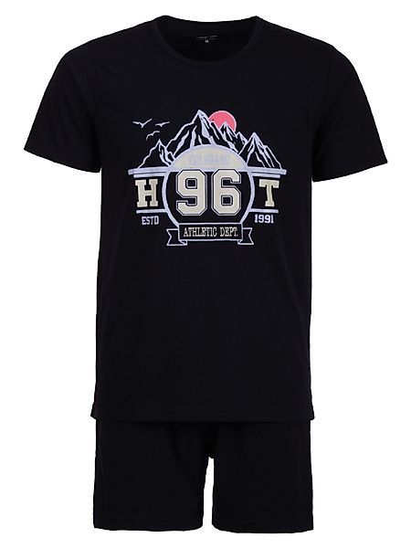 Henry Terre Schlafanzug Pyjama Set Shorty günstig online kaufen