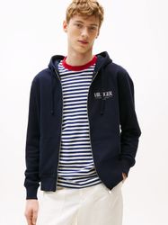 Tommy Hilfiger Kapuzensweatjacke HILFIGER STACKED HOODED günstig online kaufen