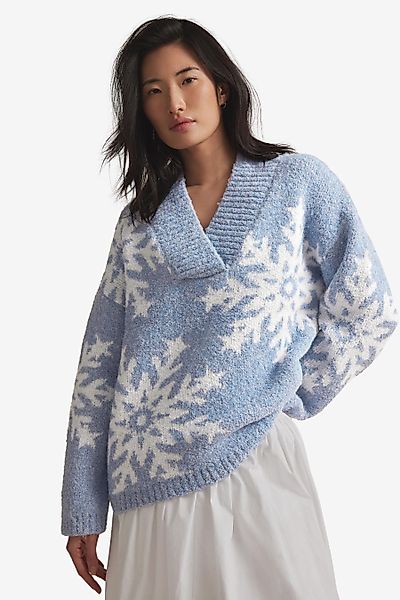 Next Rundhalspullover Weihnachtspullover – Kurzgröße (1-tlg) günstig online kaufen
