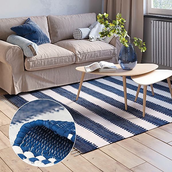 Myflair Möbel & Accessoires Teppich "Karim" rechteckig 10 mm Höhe Handweb T günstig online kaufen