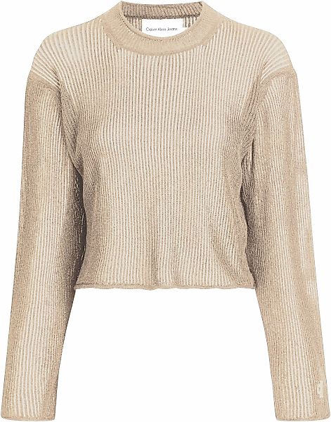 Calvin Klein Jeans Strickpullover "METALLIC SWEATER" günstig online kaufen