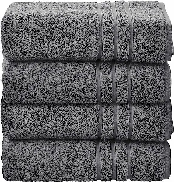 done.® Handtuch Set »Daily Uni«, (Set, 4 St., 4 Handtücher (50x100 cm), Uni günstig online kaufen