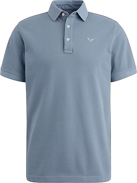 PME Legend Poloshirt Garment Dye Piqué Blau - Größe S günstig online kaufen