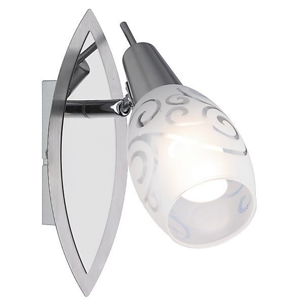 LED Spot Milazzo 1er Nickel inkl. E14 Leuchtmittel günstig online kaufen