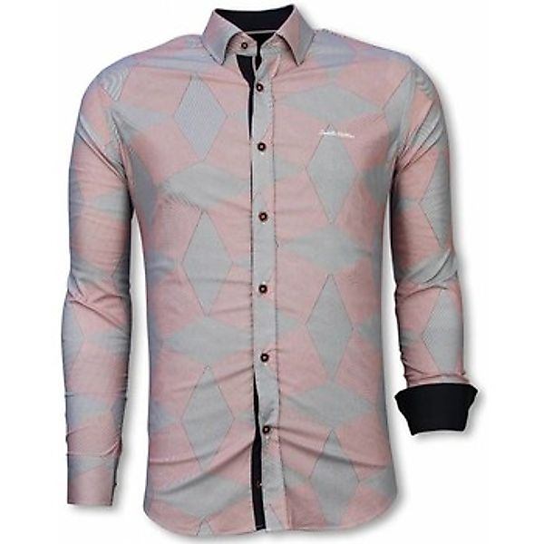 Tony Backer  Hemdbluse Italienische Slim Hemd Bluse günstig online kaufen