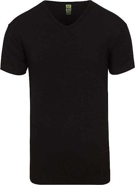 Alan Red Bamboo T-shirt Schwarz - Größe XL günstig online kaufen