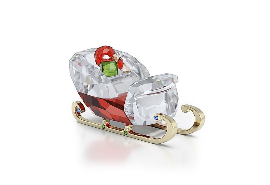 Swarovski Weihnachtsfigur Dekofigur Kristallfigur Sammelfigur Schlitten, (1 günstig online kaufen