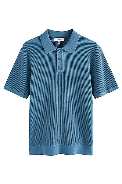 Next Poloshirt Geripptes Poloshirt Regular Fit aus Baumwolle (1-tlg) günstig online kaufen