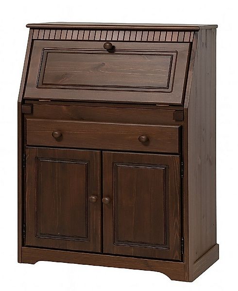 Clever-Moebel Sekretär Sekretär aus Kiefernholz im Landhausstil Schreibtisc günstig online kaufen