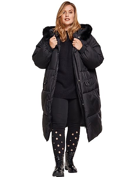 Urban Classics Ladies Oversize Faux Fur Puffer Coat günstig online kaufen