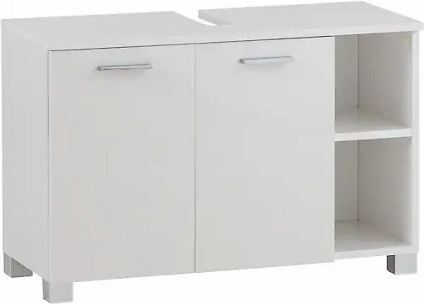 welltime Waschbeckenunterschrank "Dorina" Siphonausschnitt günstig online kaufen