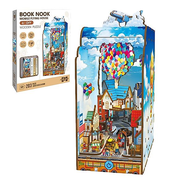 Esun 3D-Puzzle Book Nook KIT, DIY-Puppenhaus-Bausatz günstig online kaufen