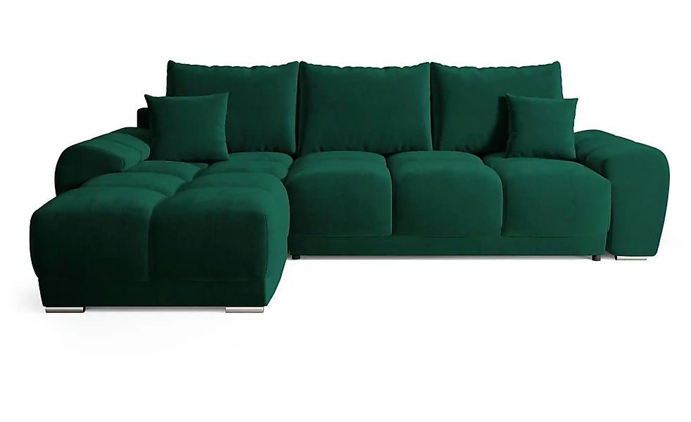 Ecksofa mit Schlaffunktion  Nubes ¦ grün ¦ Maße (cm): B: 290 H: 85 Polsterm günstig online kaufen