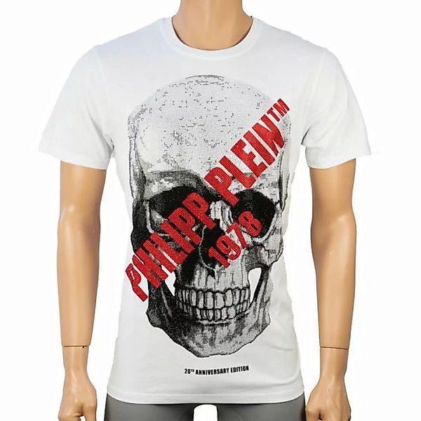 PHILIPP PLEIN T-Shirt MTK3880 mit Strasssteinen günstig online kaufen