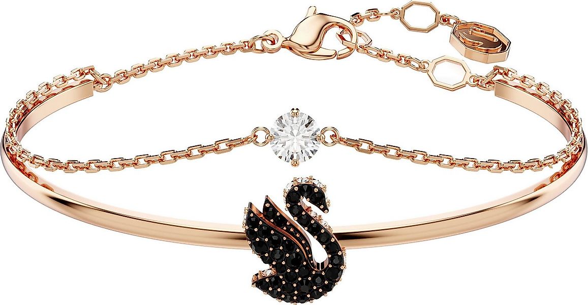 Swarovski Armreif Swarovski Iconic Swan, mit Swarovski® Kristall und Emaill günstig online kaufen