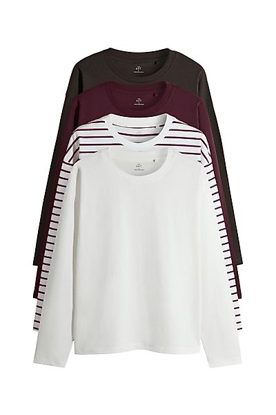 The Set Langarmshirt The Set 4er-Pack günstig online kaufen