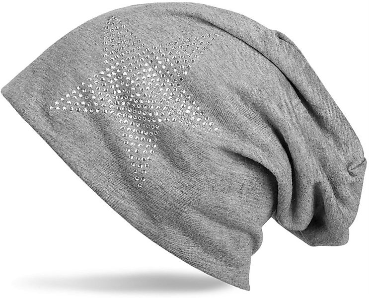styleBREAKER Beanie Leichte Beanie mit Strass Stern (1-St) günstig online kaufen
