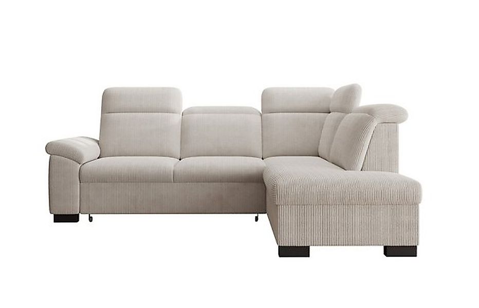 PROMETO Möbel Schlafsofa Ecksofa Duarte Links/Rechts mit Schlaffunktion und günstig online kaufen