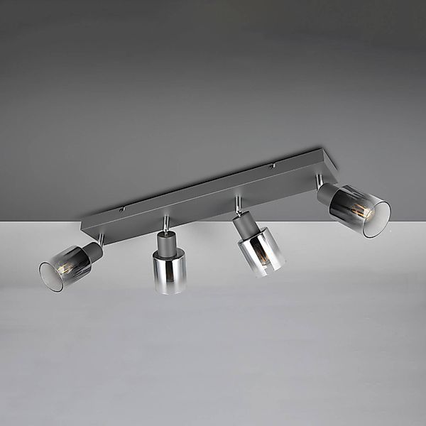 REALITY Leuchten Deckenstrahler »CADIZ, Spot 4-flammig, exkl 4xE14 max 10W, günstig online kaufen