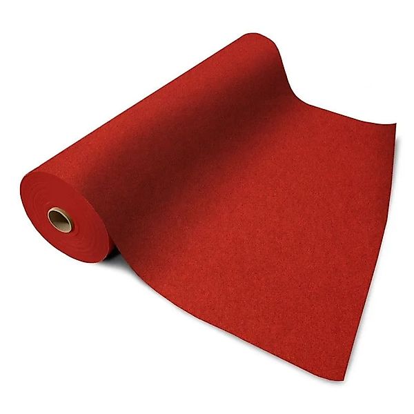 Floordirekt Messeteppich Sintra Pflegeleichter Gangläufer Rot Meliert 200 x günstig online kaufen