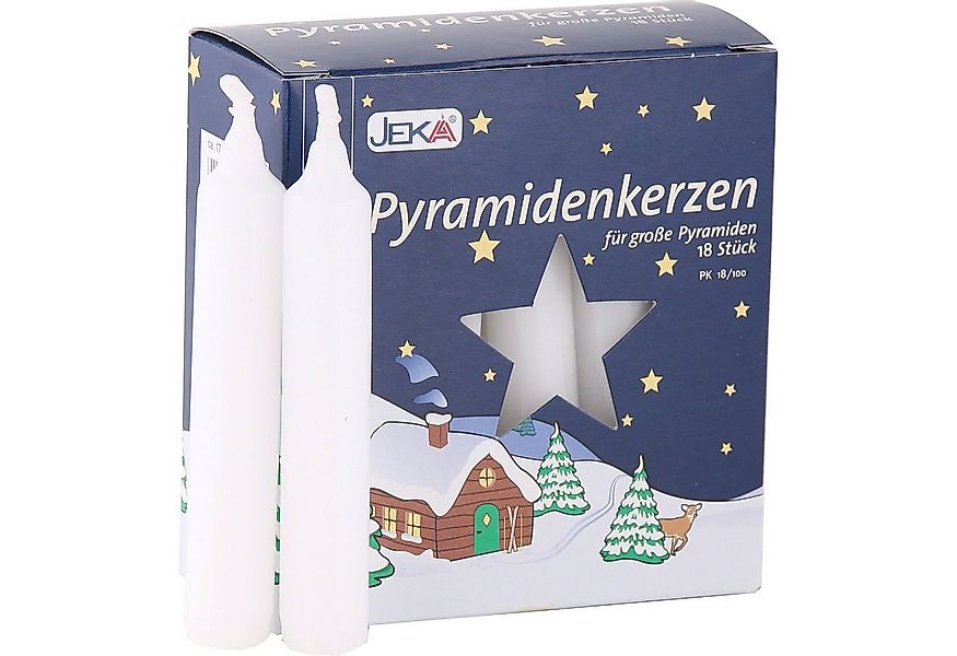 Ebersbacher Kerzenfabrik Weihnachtspyramide Hochwertige Pyramidenkerzen wei günstig online kaufen