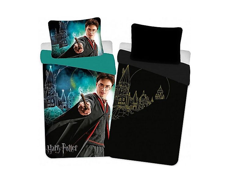 Harry Potter Bettwäsche Harry Potter Wizard Glow Bettwäsche 140×200 cm, 70× günstig online kaufen