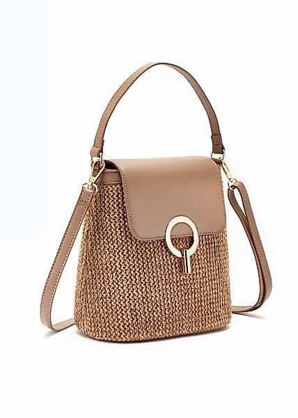 LASCANA Umhängetasche "Schultertasche", Strandtasche, Tragetasche, Korbtasc günstig online kaufen