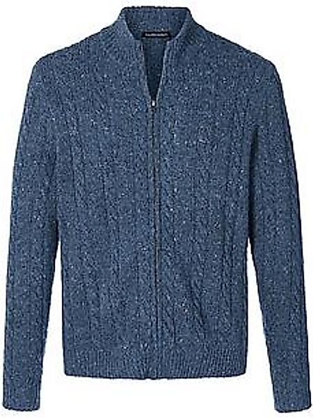 Strickjacke Stehkragen Louis Sayn blau günstig online kaufen