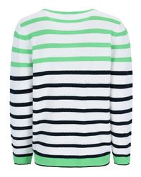 Hajo Rundhalspullover Pullover Strukturmasche günstig online kaufen