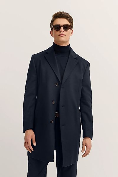 bugatti Kurzmantel "Modern Fit", aus Kaschmir mit Knopfleiste günstig online kaufen