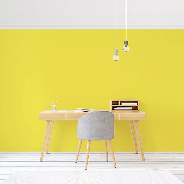 Unitapete Colour Lemon Yellow günstig online kaufen