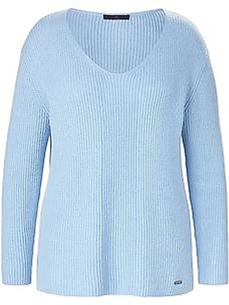 V-Pullover Emilia Lay blau günstig online kaufen