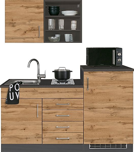 KOCHSTATION Pantryküche KS-Mali, Breite 160 cm, günstig online kaufen