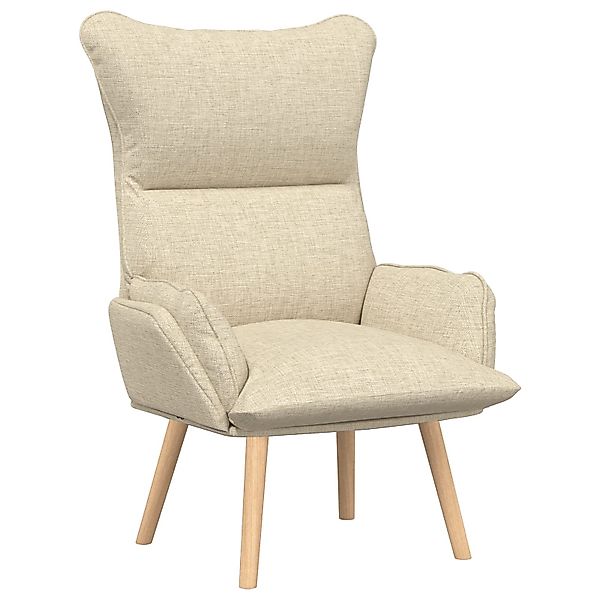 vidaXL Sessel Relaxsessel Creme Stoff (1-St) günstig online kaufen