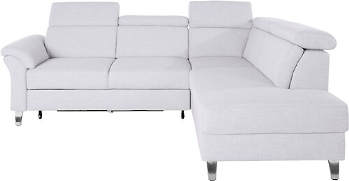 sit&more Ecksofa »Arngast L-Form« inklusive Kopfteilverstellung und Federke günstig online kaufen